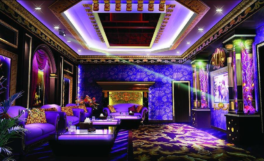 Wholesale price 60/144leds/m 5VDC SK6812/WS2812 5050 RGB led strip Purple-KTV-room-interior-design-night-rendering.jpg