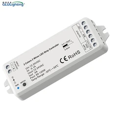 2 Koulè 2 Fil RF dirije Dimmer Controller
